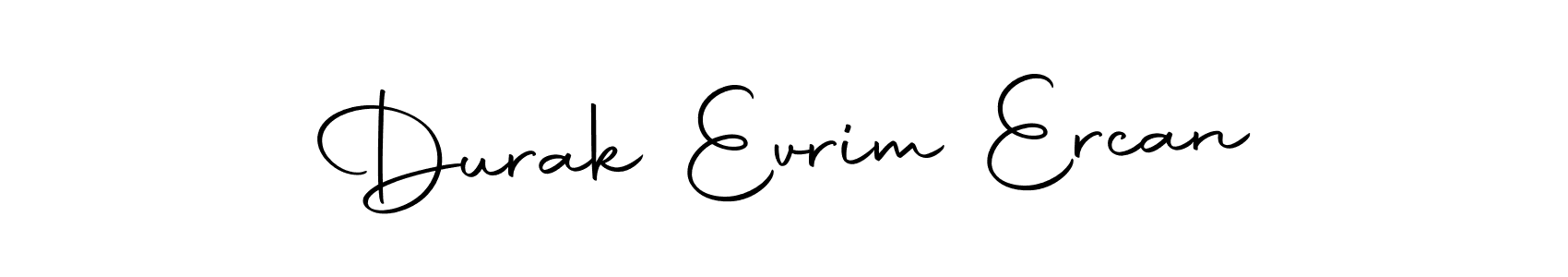 Create a beautiful signature design for name Durak Evrim Ercan. With this signature (Autography-DOLnW) fonts, you can make a handwritten signature for free. Durak Evrim Ercan signature style 10 images and pictures png