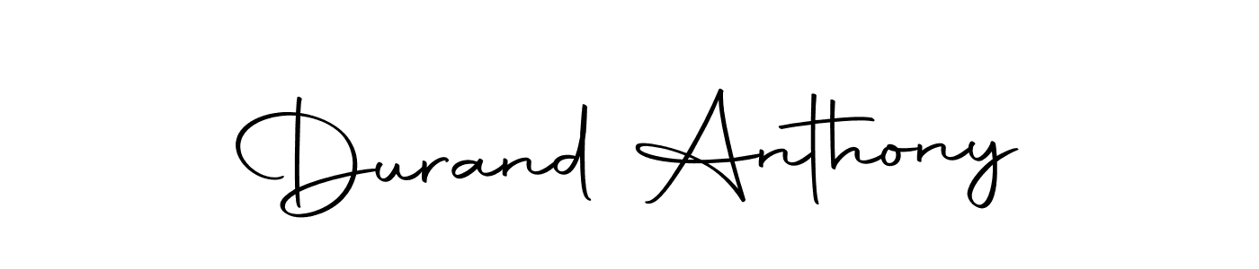 Design your own signature with our free online signature maker. With this signature software, you can create a handwritten (Autography-DOLnW) signature for name Durand Anthony. Durand Anthony signature style 10 images and pictures png