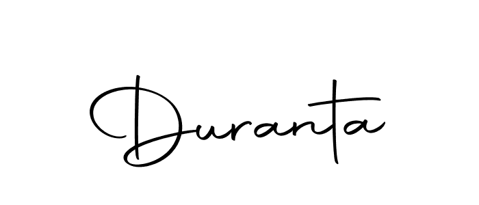 Make a beautiful signature design for name Duranta. With this signature (Autography-DOLnW) style, you can create a handwritten signature for free. Duranta signature style 10 images and pictures png