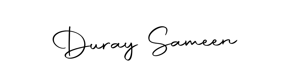 Duray Sameen stylish signature style. Best Handwritten Sign (Autography-DOLnW) for my name. Handwritten Signature Collection Ideas for my name Duray Sameen. Duray Sameen signature style 10 images and pictures png