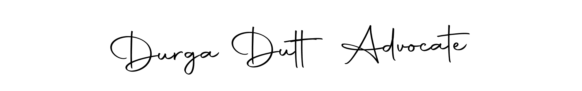 Create a beautiful signature design for name Durga Dutt Advocate. With this signature (Autography-DOLnW) fonts, you can make a handwritten signature for free. Durga Dutt Advocate signature style 10 images and pictures png