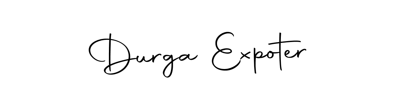 The best way (Autography-DOLnW) to make a short signature is to pick only two or three words in your name. The name Durga Expoter include a total of six letters. For converting this name. Durga Expoter signature style 10 images and pictures png