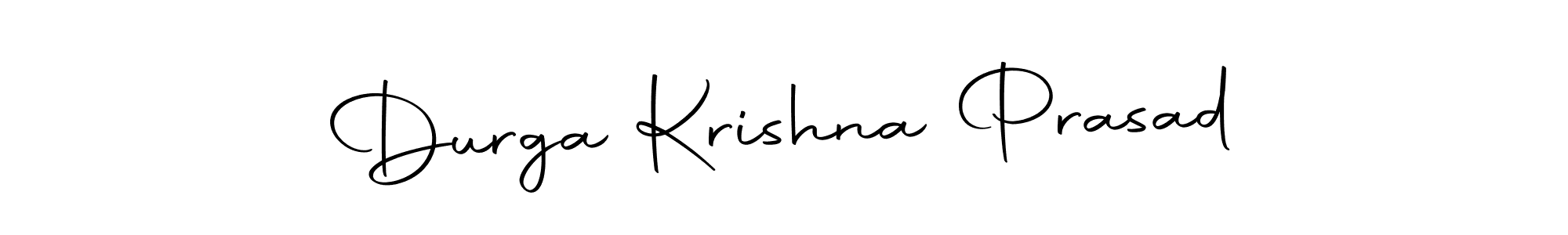 Design your own signature with our free online signature maker. With this signature software, you can create a handwritten (Autography-DOLnW) signature for name Durga Krishna Prasad. Durga Krishna Prasad signature style 10 images and pictures png