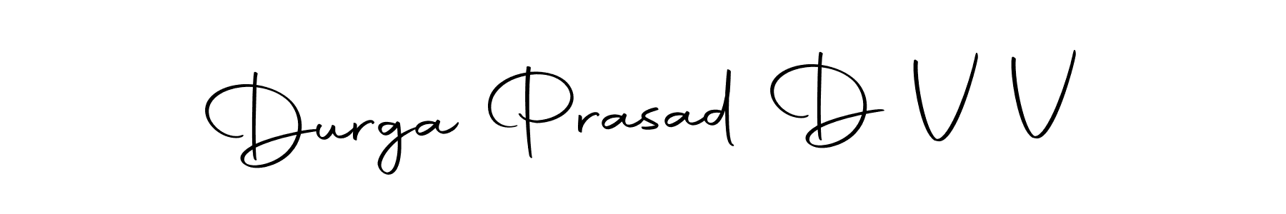 Use a signature maker to create a handwritten signature online. With this signature software, you can design (Autography-DOLnW) your own signature for name Durga Prasad D V V. Durga Prasad D V V signature style 10 images and pictures png