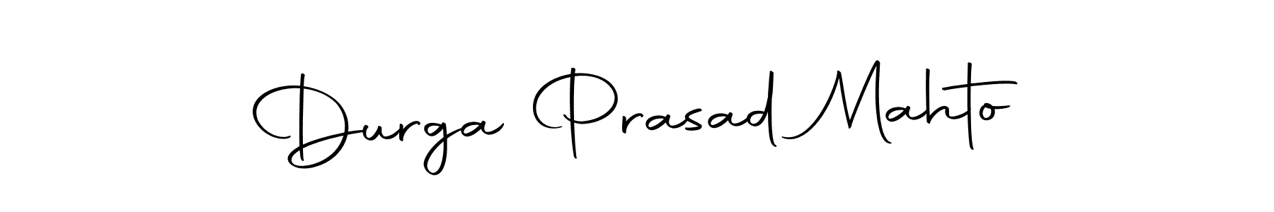 Create a beautiful signature design for name Durga Prasad Mahto. With this signature (Autography-DOLnW) fonts, you can make a handwritten signature for free. Durga Prasad Mahto signature style 10 images and pictures png