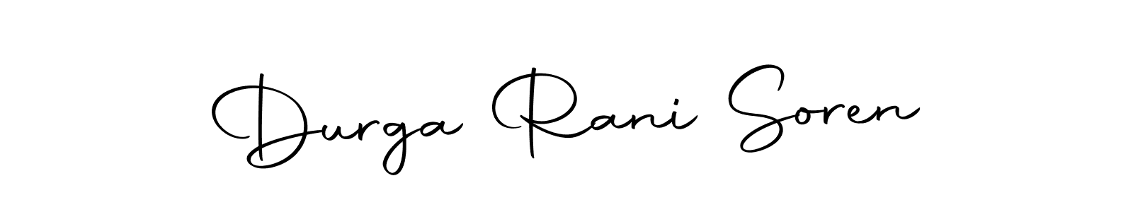 Make a beautiful signature design for name Durga Rani Soren. With this signature (Autography-DOLnW) style, you can create a handwritten signature for free. Durga Rani Soren signature style 10 images and pictures png