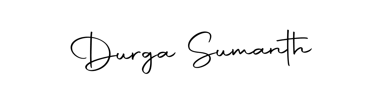 Create a beautiful signature design for name Durga Sumanth. With this signature (Autography-DOLnW) fonts, you can make a handwritten signature for free. Durga Sumanth signature style 10 images and pictures png