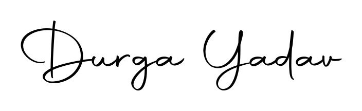 Designed for modern professionals: Durga Yadav name signature crafted with Autography-DOLnW script. Ready for digital PDF workflows. Durga Yadav signature style 10 images and pictures png