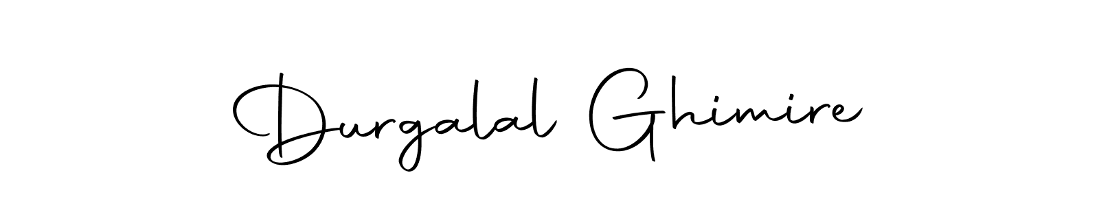 Design your own signature with our free online signature maker. With this signature software, you can create a handwritten (Autography-DOLnW) signature for name Durgalal Ghimire. Durgalal Ghimire signature style 10 images and pictures png