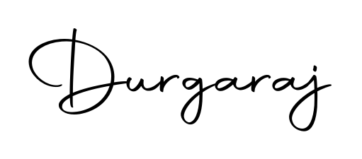 Designed for modern professionals: Durgaraj name signature crafted with Autography-DOLnW script. Ready for digital PDF workflows. Durgaraj signature style 10 images and pictures png