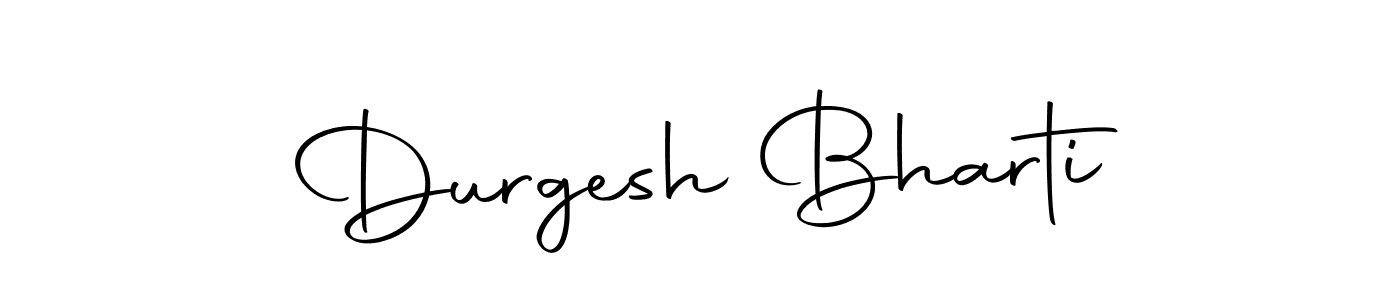 Create a beautiful signature design for name Durgesh Bharti. With this signature (Autography-DOLnW) fonts, you can make a handwritten signature for free. Durgesh Bharti signature style 10 images and pictures png