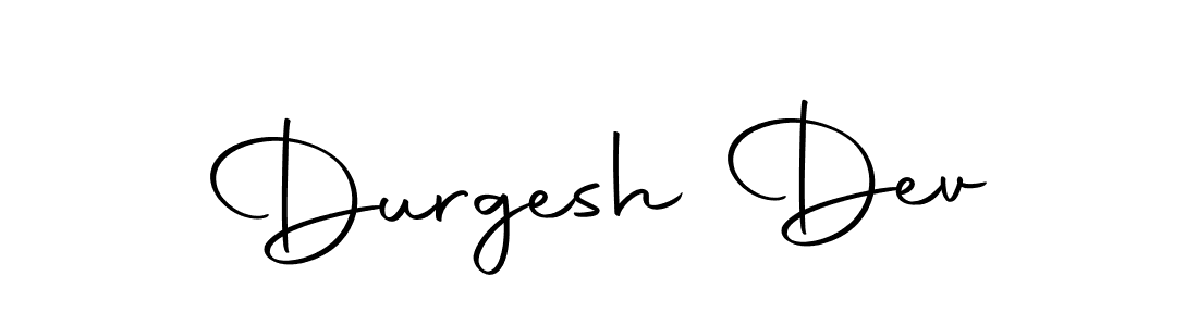Design your own signature with our free online signature maker. With this signature software, you can create a handwritten (Autography-DOLnW) signature for name Durgesh Dev. Durgesh Dev signature style 10 images and pictures png