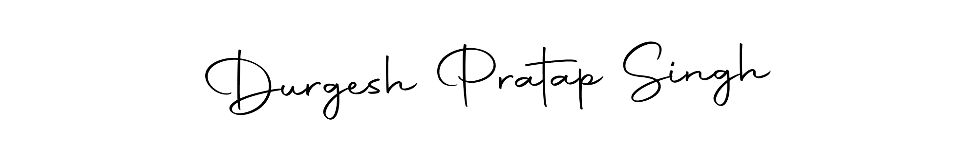 How to make Durgesh Pratap Singh name signature. Use Autography-DOLnW style for creating short signs online. This is the latest handwritten sign. Durgesh Pratap Singh signature style 10 images and pictures png