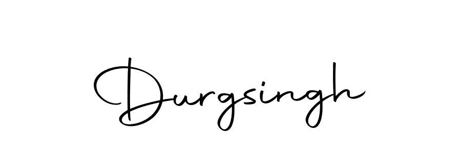 Design your own signature with our free online signature maker. With this signature software, you can create a handwritten (Autography-DOLnW) signature for name Durgsingh. Durgsingh signature style 10 images and pictures png