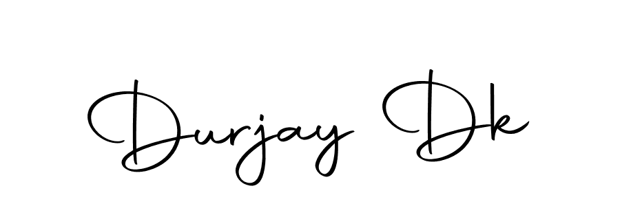 Design your own signature with our free online signature maker. With this signature software, you can create a handwritten (Autography-DOLnW) signature for name Durjay Dk. Durjay Dk signature style 10 images and pictures png