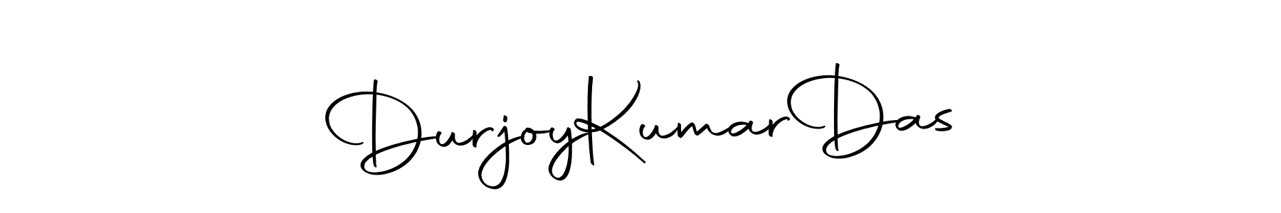 The best way (Autography-DOLnW) to make a short signature is to pick only two or three words in your name. The name Durjoy  Kumar  Das include a total of six letters. For converting this name. Durjoy  Kumar  Das signature style 10 images and pictures png