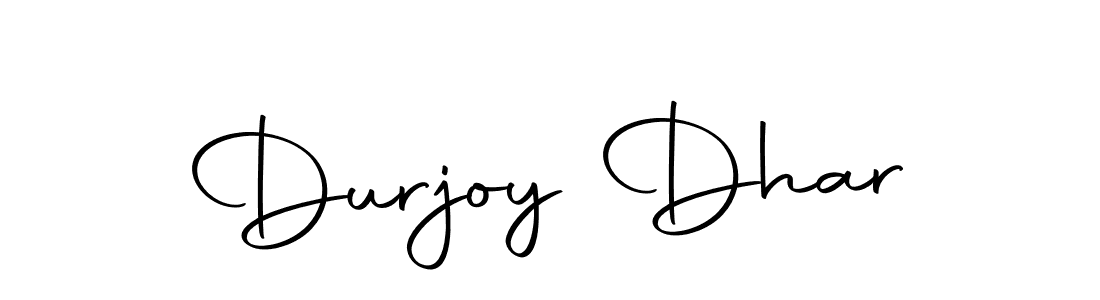 How to make Durjoy Dhar signature? Autography-DOLnW is a professional autograph style. Create handwritten signature for Durjoy Dhar name. Durjoy Dhar signature style 10 images and pictures png