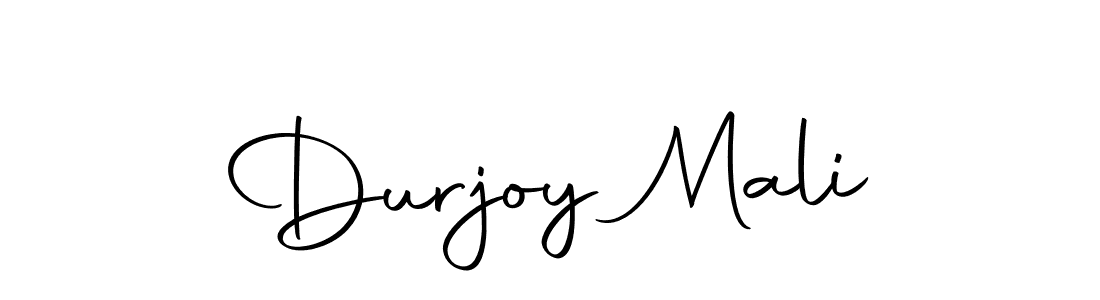 How to make Durjoy Mali name signature. Use Autography-DOLnW style for creating short signs online. This is the latest handwritten sign. Durjoy Mali signature style 10 images and pictures png