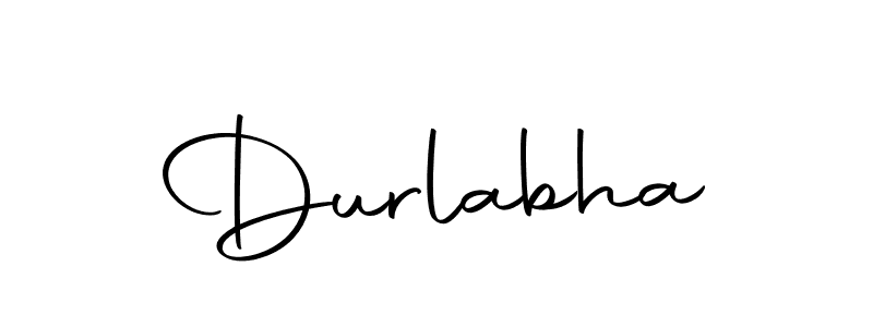 Durlabha stylish signature style. Best Handwritten Sign (Autography-DOLnW) for my name. Handwritten Signature Collection Ideas for my name Durlabha. Durlabha signature style 10 images and pictures png