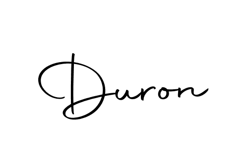 Use a signature maker to create a handwritten signature online. With this signature software, you can design (Autography-DOLnW) your own signature for name Duron. Duron signature style 10 images and pictures png