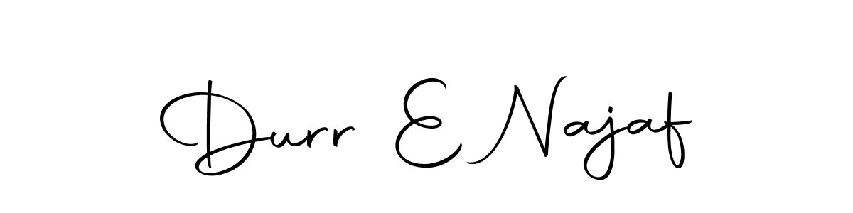 Make a short Durr E Najaf signature style. Manage your documents anywhere anytime using Autography-DOLnW. Create and add eSignatures, submit forms, share and send files easily. Durr E Najaf signature style 10 images and pictures png