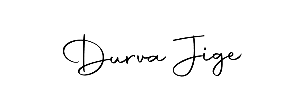 if you are searching for the best signature style for your name Durva Jige. so please give up your signature search. here we have designed multiple signature styles  using Autography-DOLnW. Durva Jige signature style 10 images and pictures png