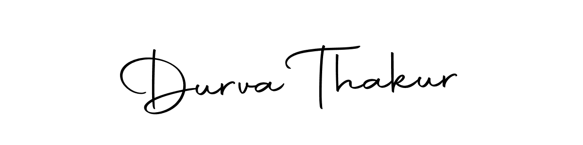 Make a beautiful signature design for name Durva Thakur. Use this online signature maker to create a handwritten signature for free. Durva Thakur signature style 10 images and pictures png