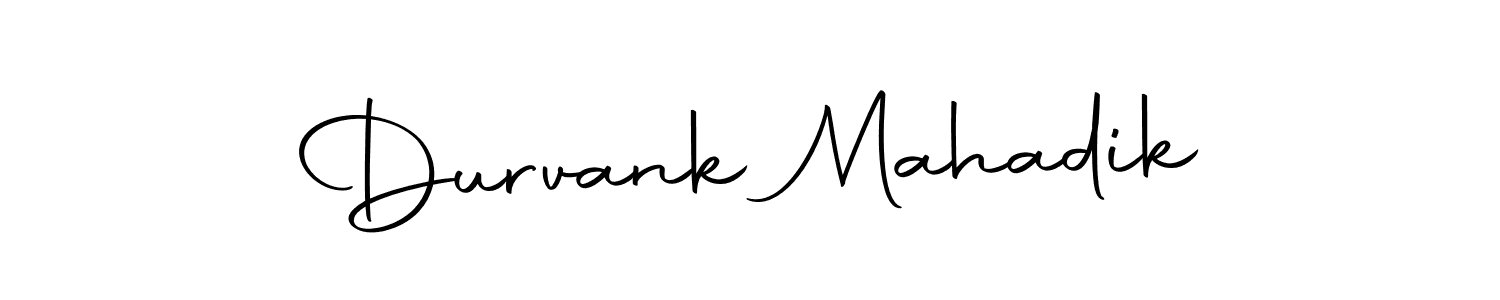 Durvank Mahadik stylish signature style. Best Handwritten Sign (Autography-DOLnW) for my name. Handwritten Signature Collection Ideas for my name Durvank Mahadik. Durvank Mahadik signature style 10 images and pictures png