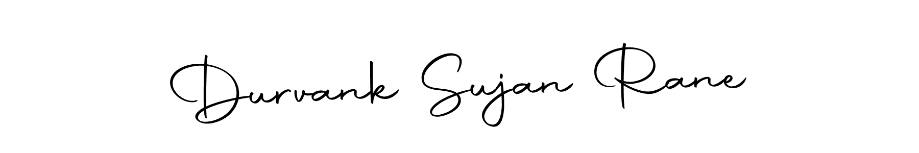 Design your own signature with our free online signature maker. With this signature software, you can create a handwritten (Autography-DOLnW) signature for name Durvank Sujan Rane. Durvank Sujan Rane signature style 10 images and pictures png