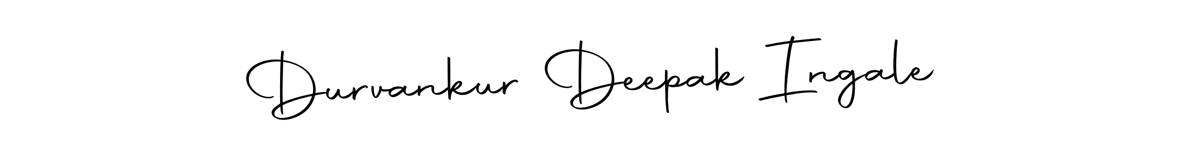 Create a beautiful signature design for name Durvankur Deepak Ingale. With this signature (Autography-DOLnW) fonts, you can make a handwritten signature for free. Durvankur Deepak Ingale signature style 10 images and pictures png