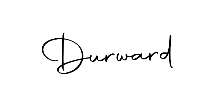 Make a beautiful signature design for name Durward. With this signature (Autography-DOLnW) style, you can create a handwritten signature for free. Durward signature style 10 images and pictures png