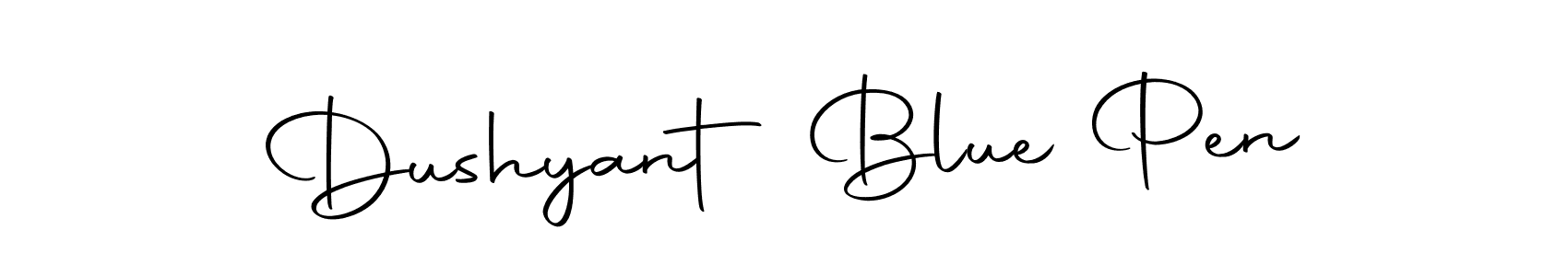 Create a beautiful signature design for name Dushyant Blue Pen. With this signature (Autography-DOLnW) fonts, you can make a handwritten signature for free. Dushyant Blue Pen signature style 10 images and pictures png