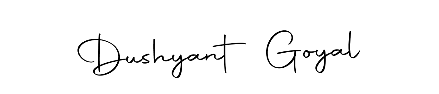 Dushyant Goyal stylish signature style. Best Handwritten Sign (Autography-DOLnW) for my name. Handwritten Signature Collection Ideas for my name Dushyant Goyal. Dushyant Goyal signature style 10 images and pictures png