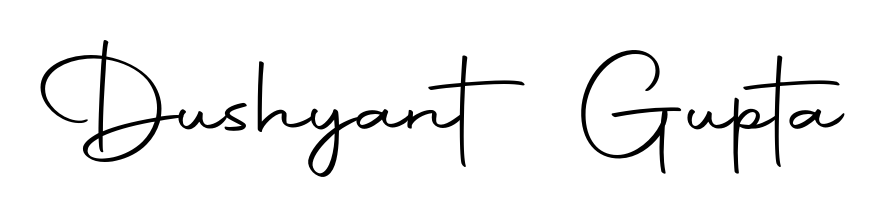 Quickly download Dushyant Gupta name signature in high-resolution PNG using Autography-DOLnW style. Ready to insert into PDFs and online applications. Dushyant Gupta signature style 10 images and pictures png