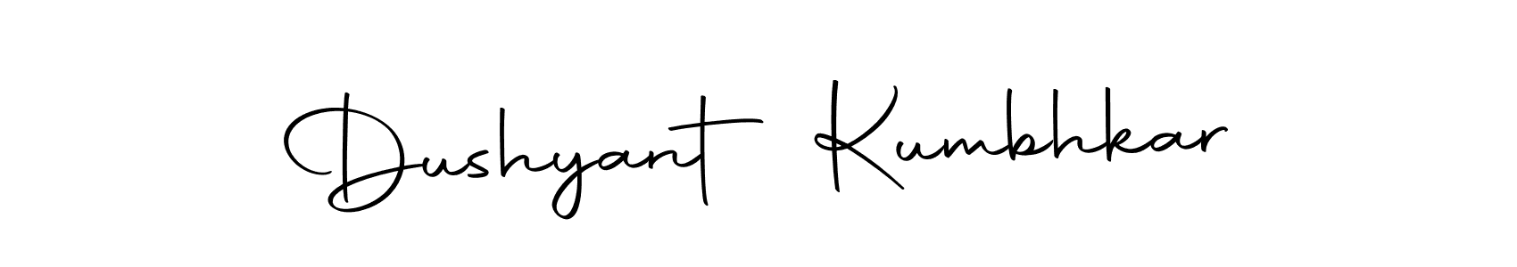 Use a signature maker to create a handwritten signature online. With this signature software, you can design (Autography-DOLnW) your own signature for name Dushyant Kumbhkar. Dushyant Kumbhkar signature style 10 images and pictures png