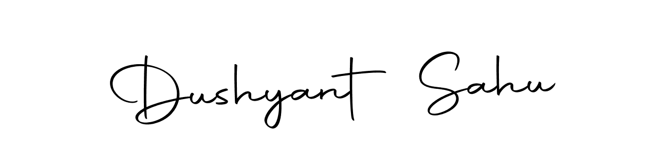 Make a beautiful signature design for name Dushyant Sahu. Use this online signature maker to create a handwritten signature for free. Dushyant Sahu signature style 10 images and pictures png