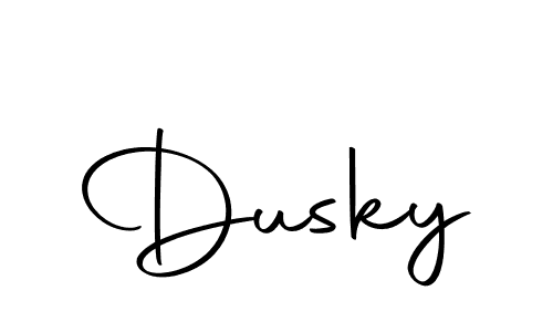 Here are the top 10 professional signature styles for the name Dusky. These are the best autograph styles you can use for your name. Dusky signature style 10 images and pictures png