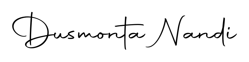 Give your name Dusmonta Nandi an exquisite flair with the Autography-DOLnW script font. Ideal for contracts, resumes, and formal letterheads. Dusmonta Nandi signature style 10 images and pictures png