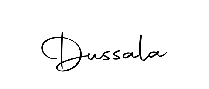 How to make Dussala signature? Autography-DOLnW is a professional autograph style. Create handwritten signature for Dussala name. Dussala signature style 10 images and pictures png