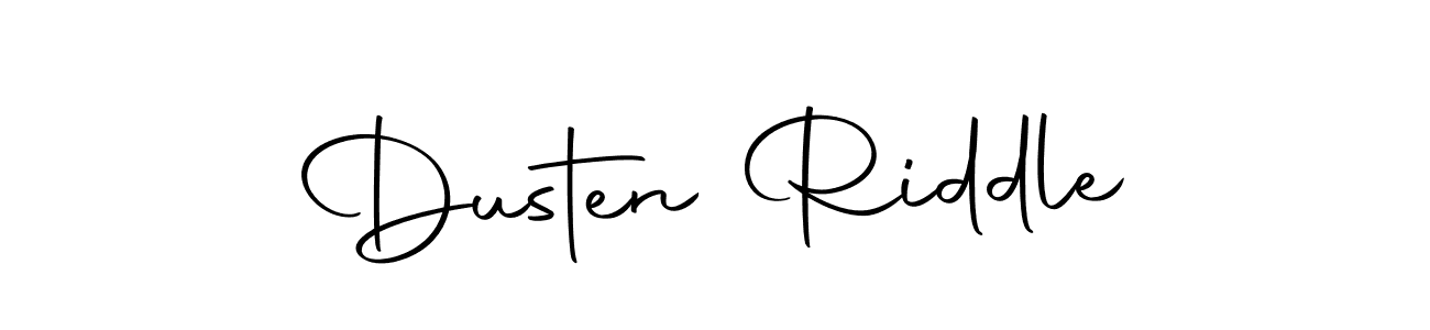 How to make Dusten Riddle signature? Autography-DOLnW is a professional autograph style. Create handwritten signature for Dusten Riddle name. Dusten Riddle signature style 10 images and pictures png