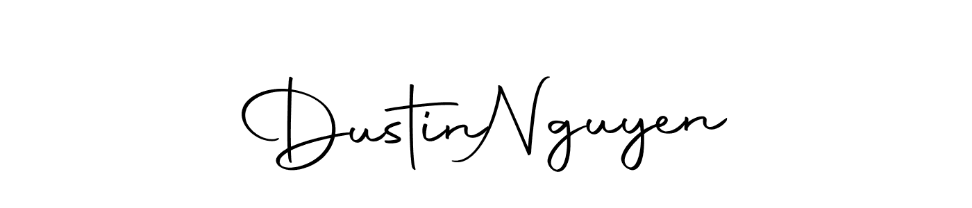 The best way (Autography-DOLnW) to make a short signature is to pick only two or three words in your name. The name Dustin  Nguyen include a total of six letters. For converting this name. Dustin  Nguyen signature style 10 images and pictures png