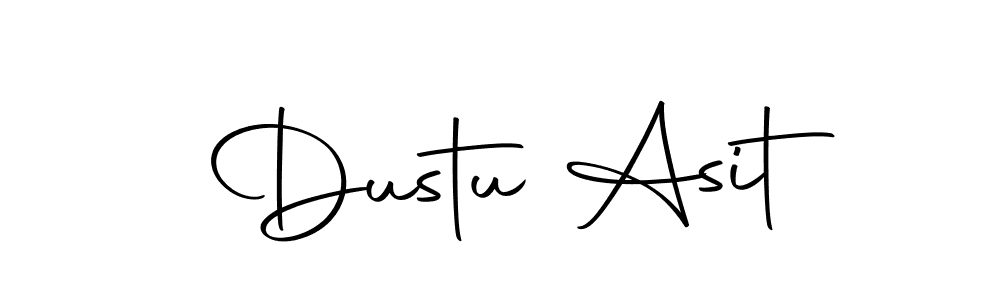 Dustu Asit stylish signature style. Best Handwritten Sign (Autography-DOLnW) for my name. Handwritten Signature Collection Ideas for my name Dustu Asit. Dustu Asit signature style 10 images and pictures png