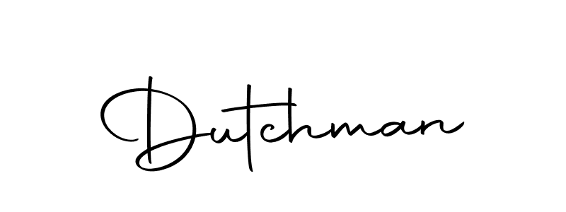 Make a beautiful signature design for name Dutchman. With this signature (Autography-DOLnW) style, you can create a handwritten signature for free. Dutchman signature style 10 images and pictures png