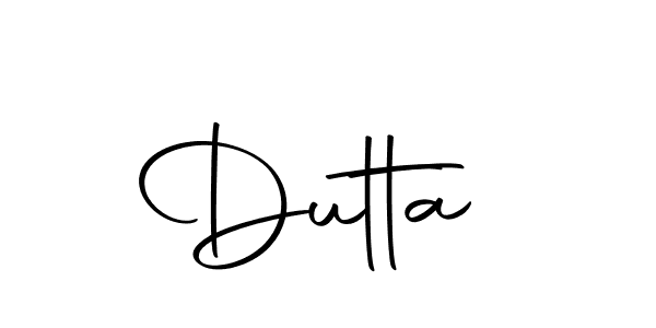 The best way (Autography-DOLnW) to make a short signature is to pick only two or three words in your name. The name Dutta  include a total of six letters. For converting this name. Dutta  signature style 10 images and pictures png