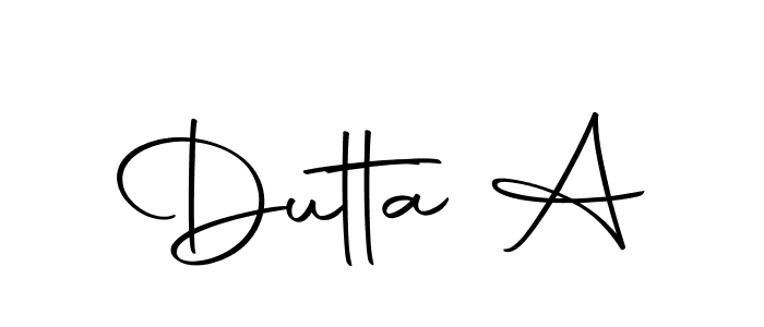 Once you've used our free online signature maker to create your best signature Autography-DOLnW style, it's time to enjoy all of the benefits that Dutta A name signing documents. Dutta A signature style 10 images and pictures png