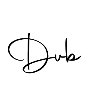 Make a beautiful signature design for name Dvb. With this signature (Autography-DOLnW) style, you can create a handwritten signature for free. Dvb signature style 10 images and pictures png