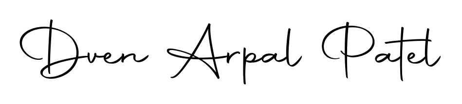 Also we have Dven Arpal Patel name is the best signature style. Create professional handwritten signature collection using Autography-DOLnW autograph style. Dven Arpal Patel signature style 10 images and pictures png