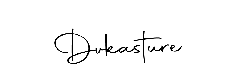 Design your own signature with our free online signature maker. With this signature software, you can create a handwritten (Autography-DOLnW) signature for name Dvkasture. Dvkasture signature style 10 images and pictures png
