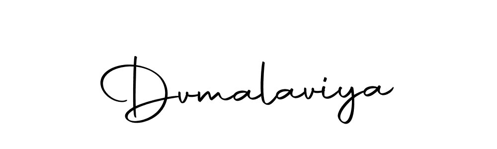 Create a beautiful signature design for name Dvmalaviya. With this signature (Autography-DOLnW) fonts, you can make a handwritten signature for free. Dvmalaviya signature style 10 images and pictures png