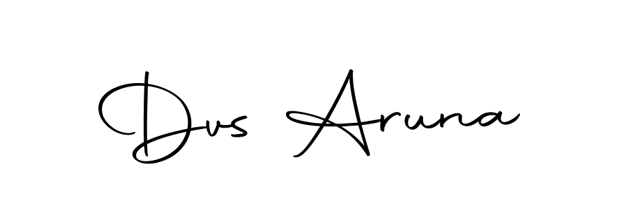 Once you've used our free online signature maker to create your best signature Autography-DOLnW style, it's time to enjoy all of the benefits that Dvs Aruna name signing documents. Dvs Aruna signature style 10 images and pictures png